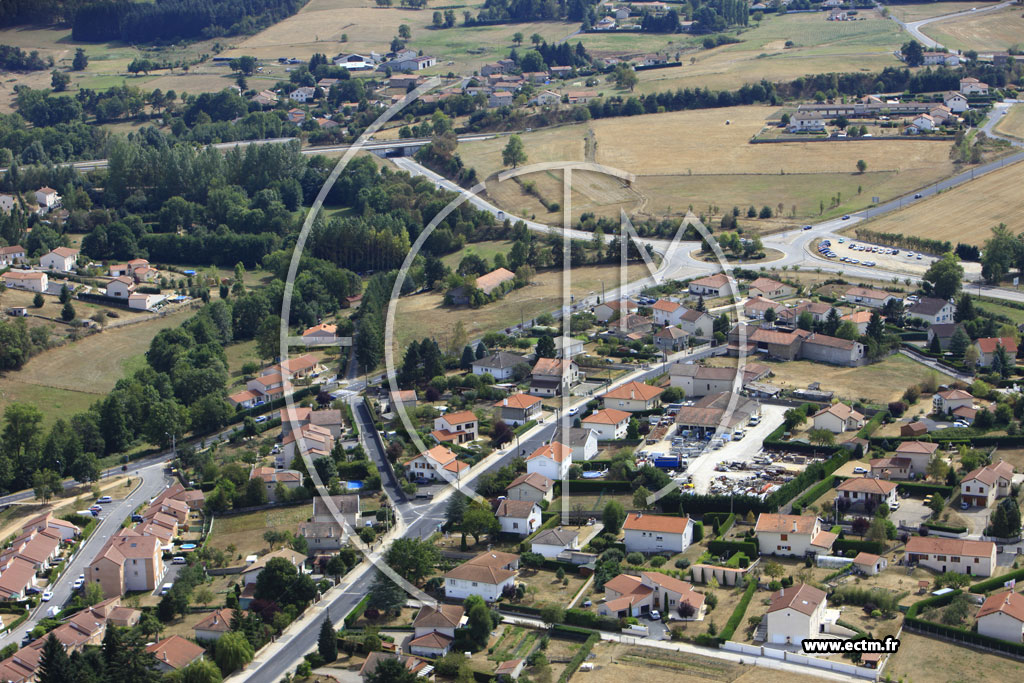 Photo arienne de Monistrol-sur-Loire (Rue du Kersonnier)