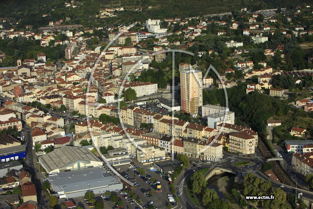 Photo arienne de Rive-de-Gier