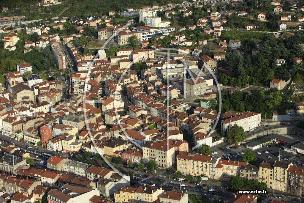 Photo arienne de Rive-de-Gier