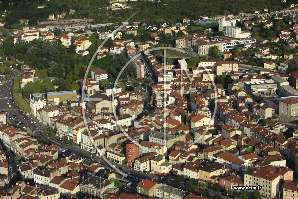 Photo arienne de Rive-de-Gier