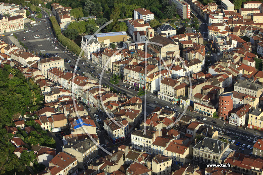 Photo arienne de Rive-de-Gier