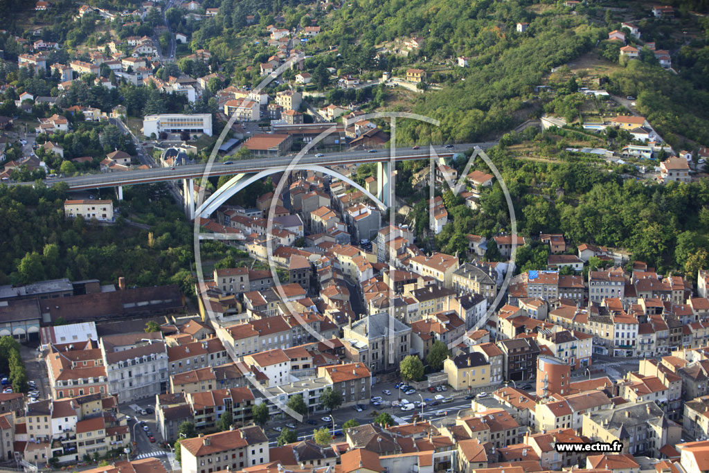Photo arienne de Rive-de-Gier
