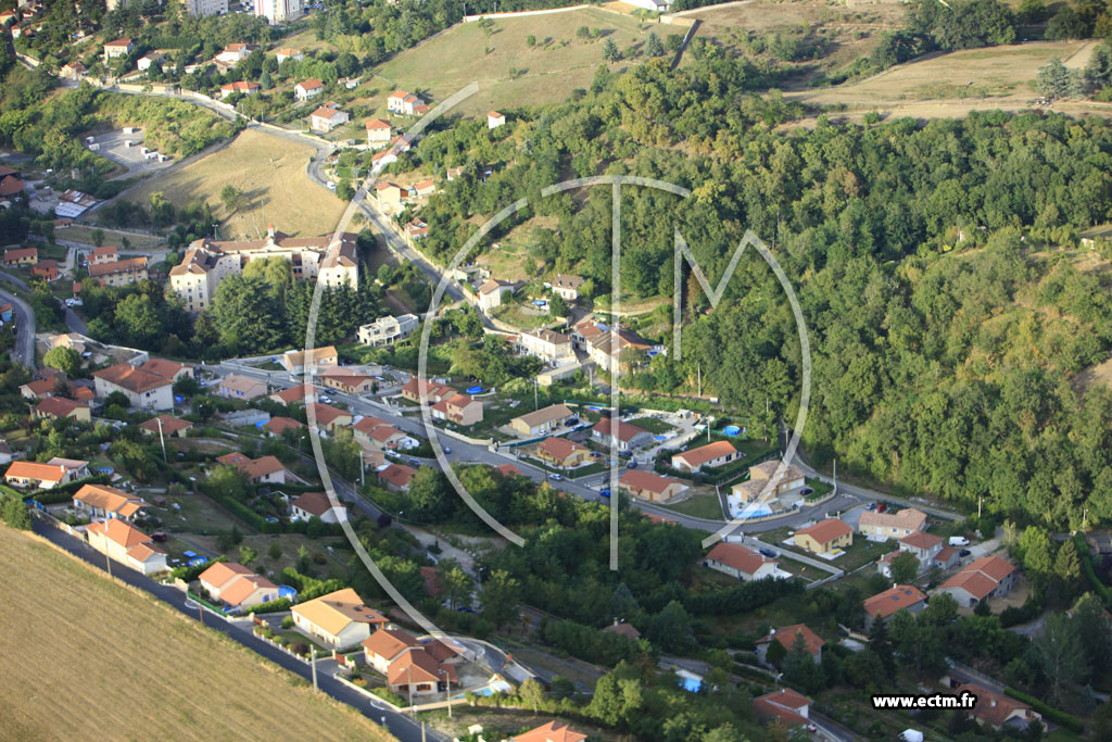 Photo arienne de Rive-de-Gier (Route de Farnay)