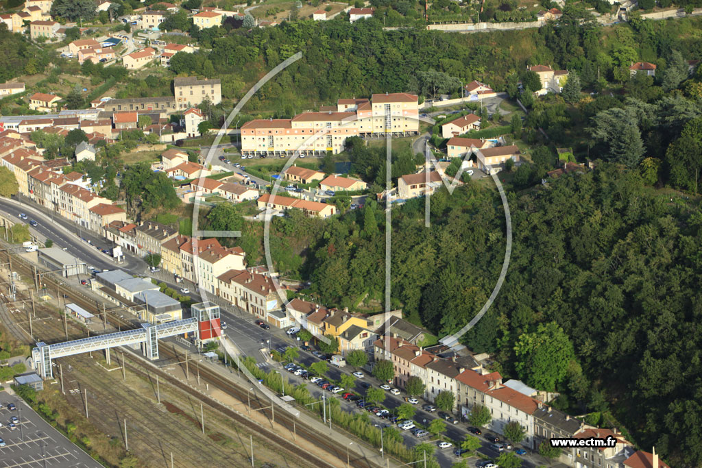 Photo arienne de Rive-de-Gier (Rue Edouard Vaillant)