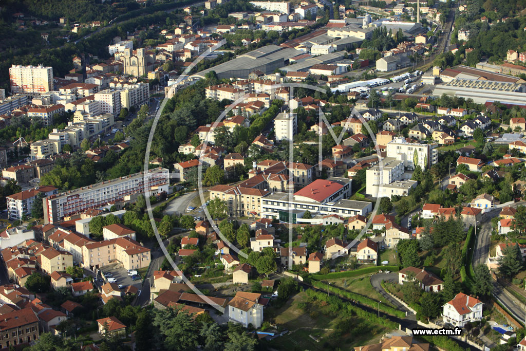 Photo arienne de Rive-de-Gier (Rue Jules Toussaint)
