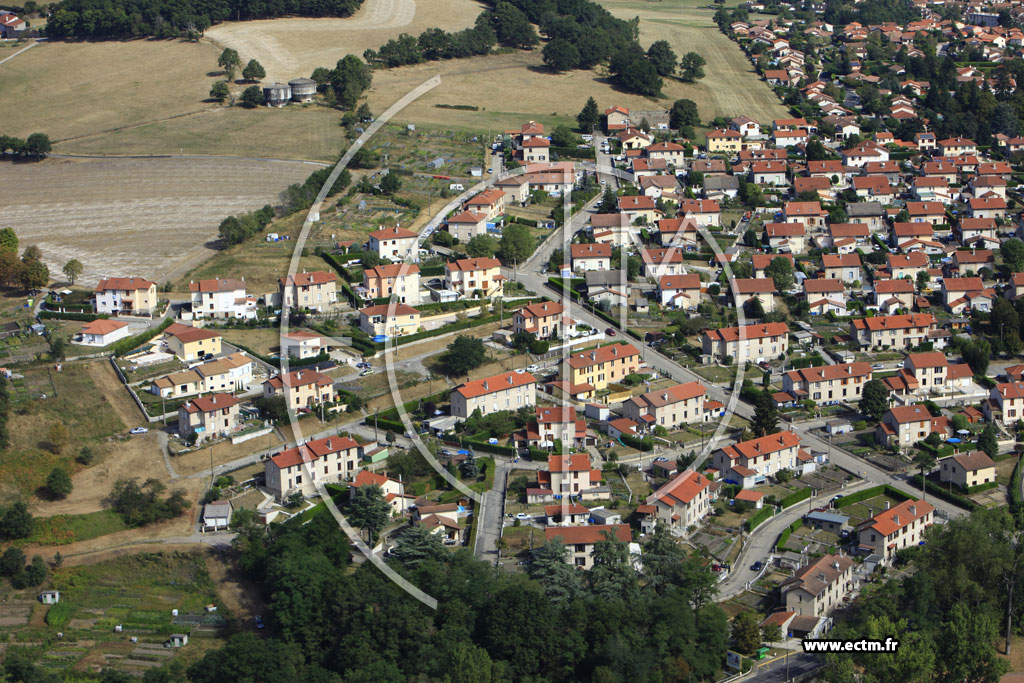 Photo arienne de Roche-la-Molire (Cit de Beaulieu)