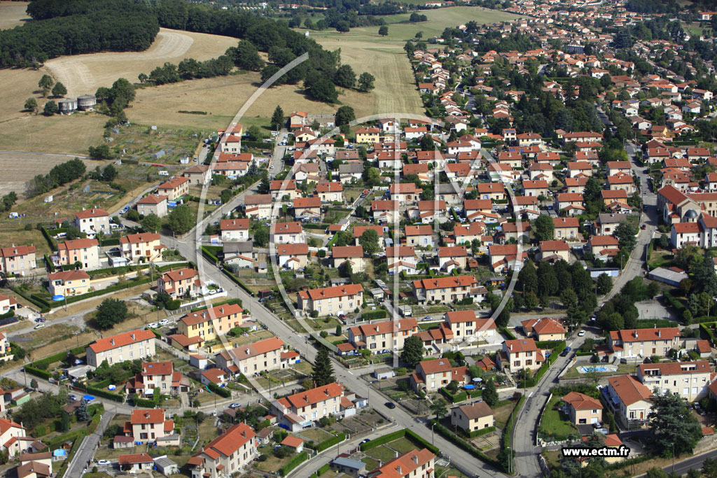 Photo arienne de Roche-la-Molire (Cit de Beaulieu)