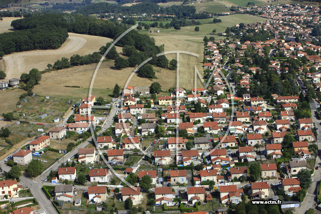 Photo arienne de Roche-la-Molire (Cit de Beaulieu)
