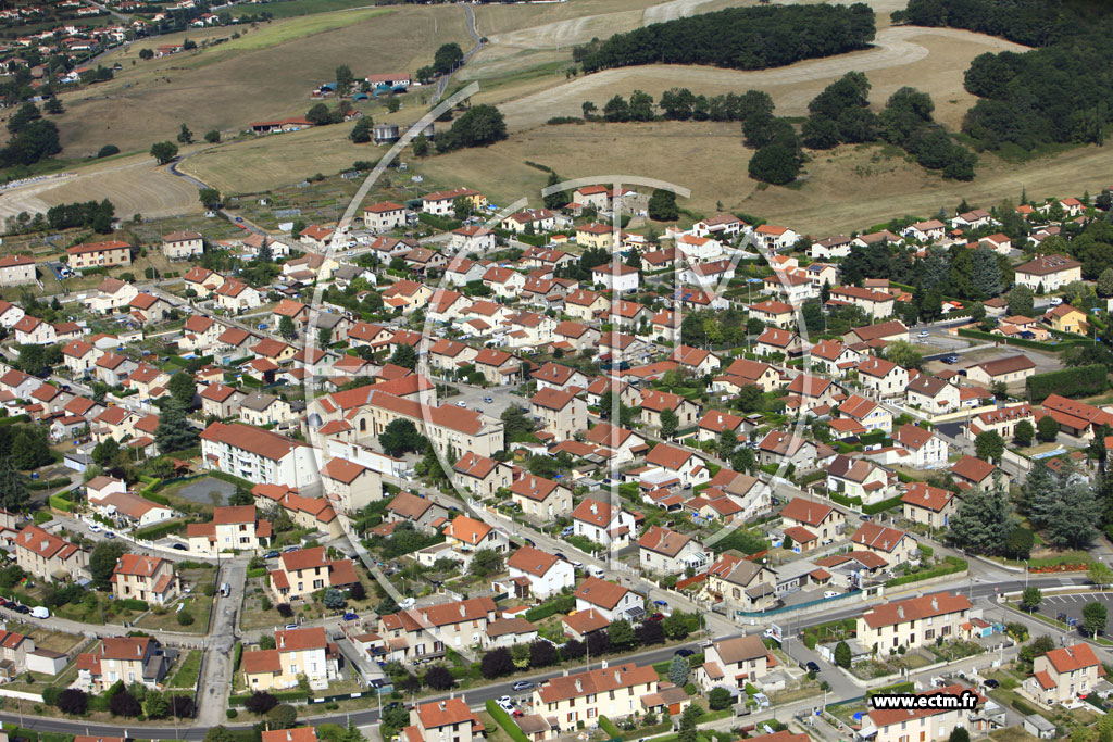 Photo arienne de Roche-la-Molire (Cit de Beaulieu)