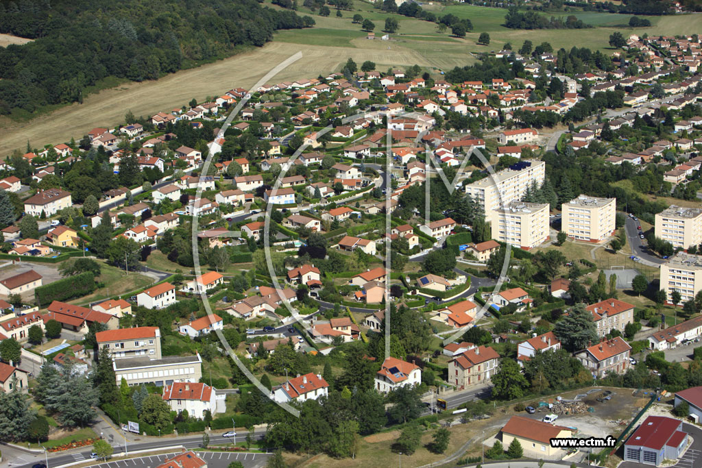 Photo arienne de Roche-la-Molire (Cit de Beaulieu)