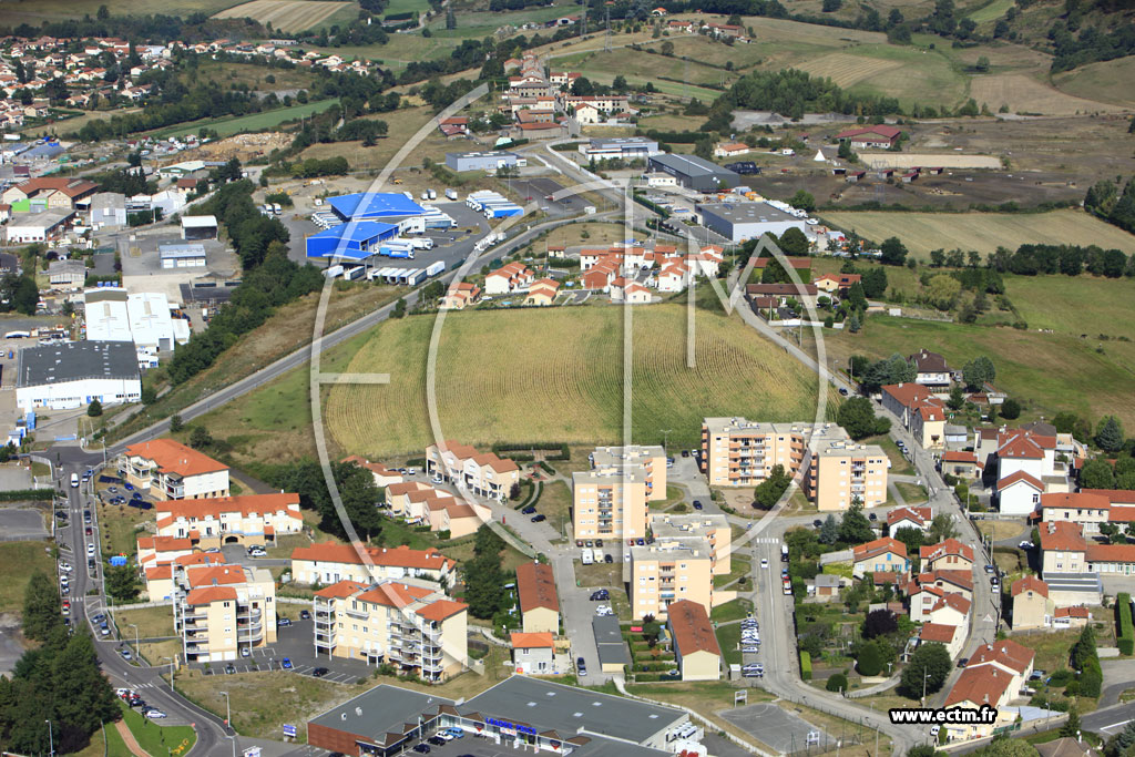 Photo arienne de Roche-la-Molire (La Cote Durieux)