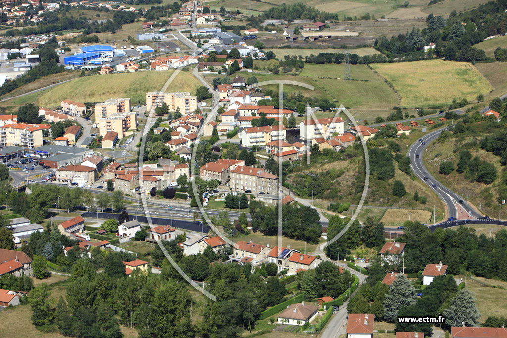 Photo arienne de Roche-la-Molire (La Cote Durieux)