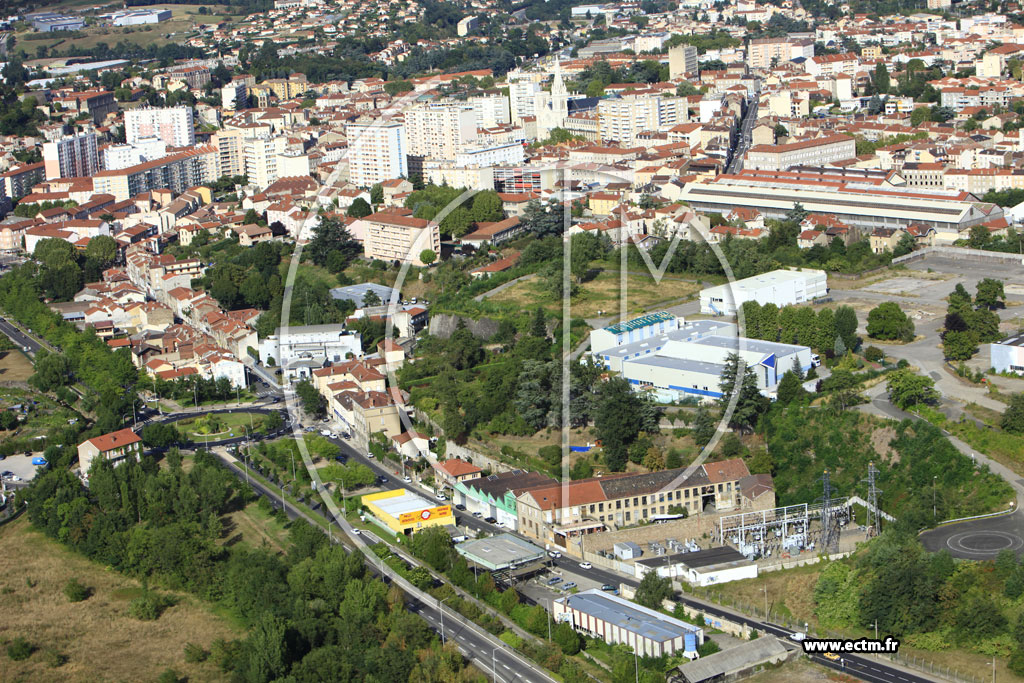 Photo arienne de Saint-Chamond (Centre)