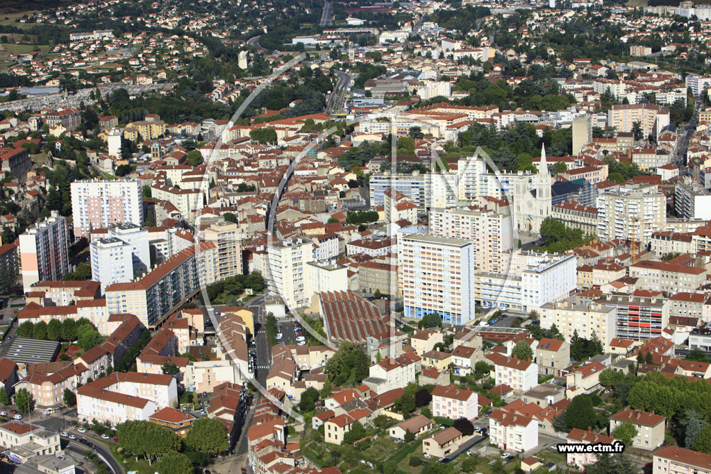Photo arienne de Saint-Chamond (Centre)