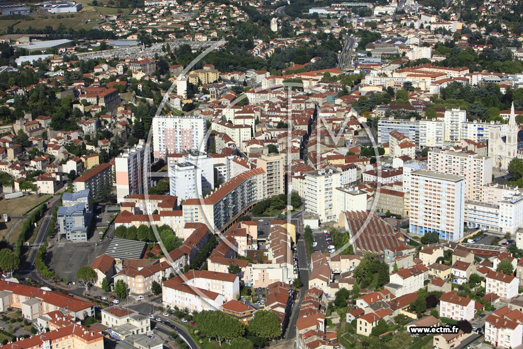 Photo arienne de Saint-Chamond (Centre)