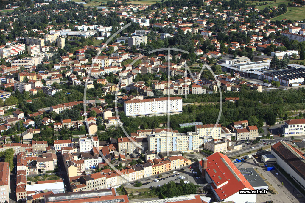Photo arienne de Saint-Chamond (Centre)