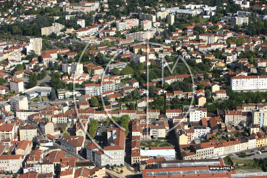 Photo arienne de Saint-Chamond (Centre)