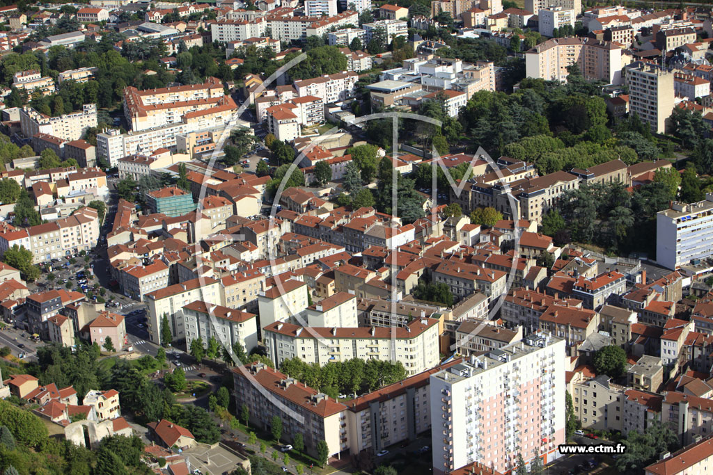 Photo arienne de Saint-Chamond (Centre)