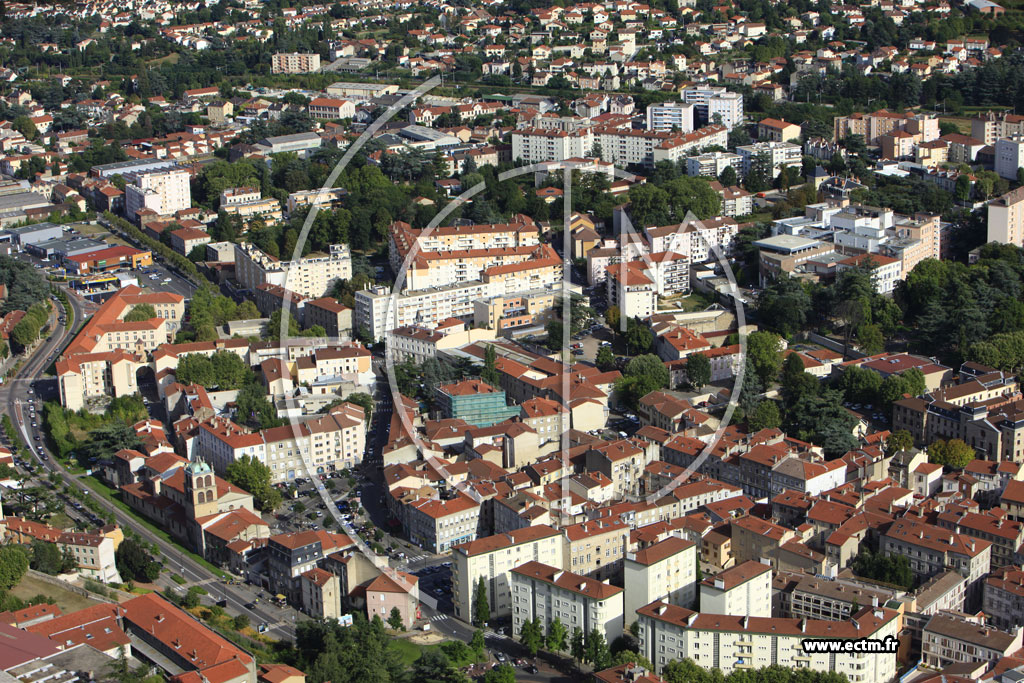Photo arienne de Saint-Chamond (Centre)
