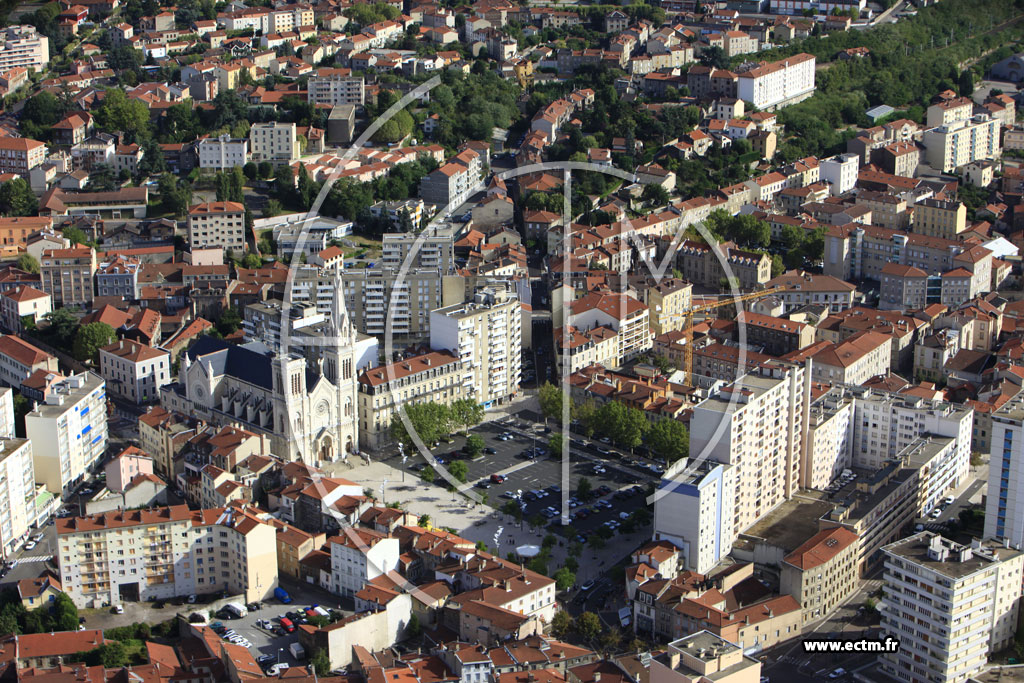 Photo arienne de Saint-Chamond (Centre)