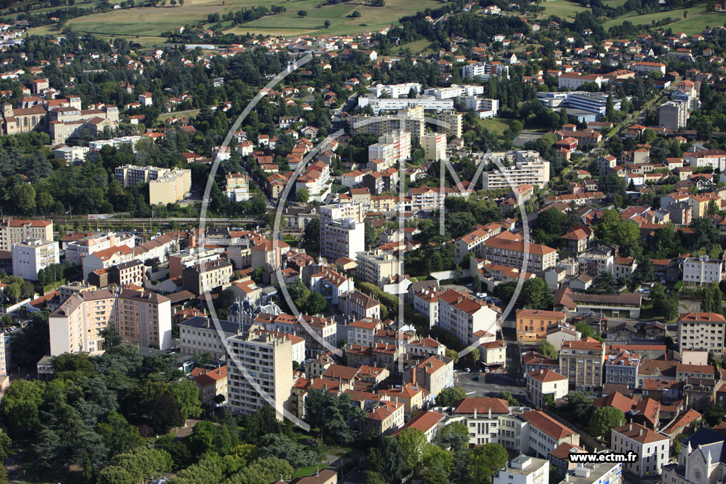 Photo arienne de Saint-Chamond (Centre)