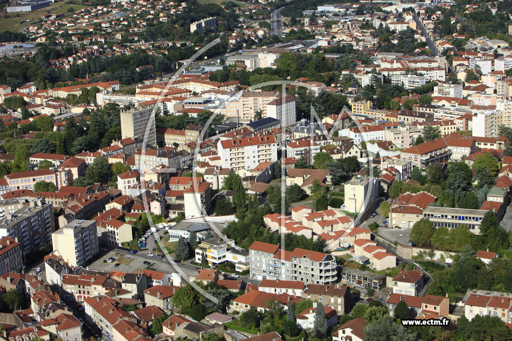 Photo arienne de Saint-Chamond (Centre)