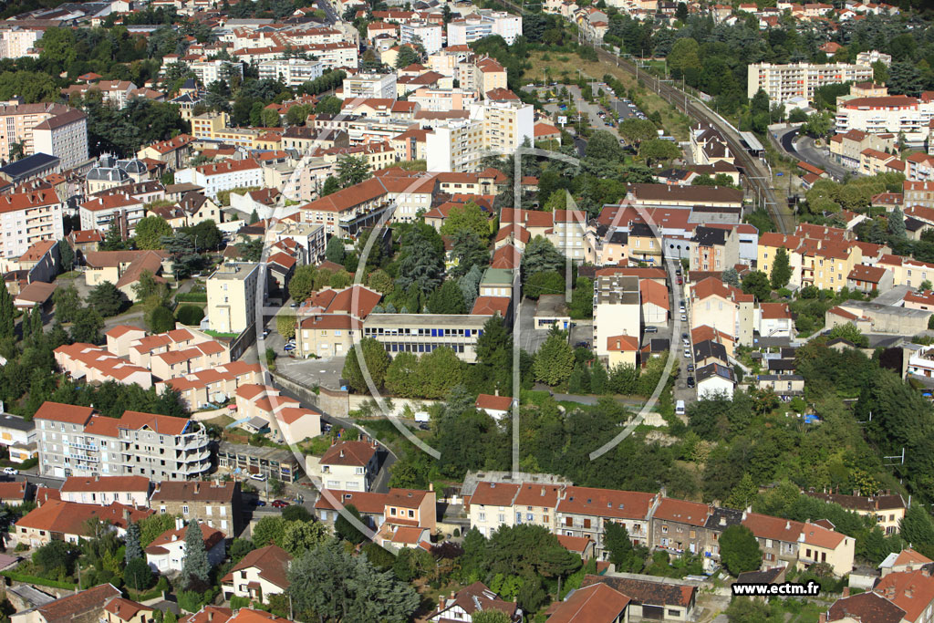 Photo arienne de Saint-Chamond (Centre)