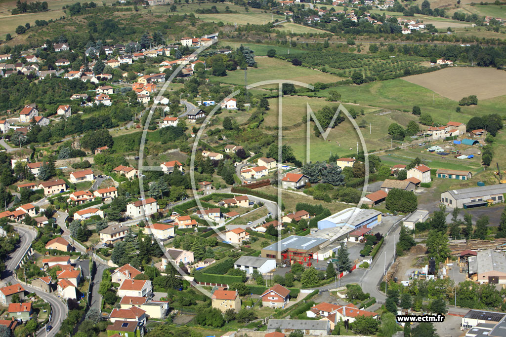 Photo arienne de Saint-Chamond (Chemin du Ban)