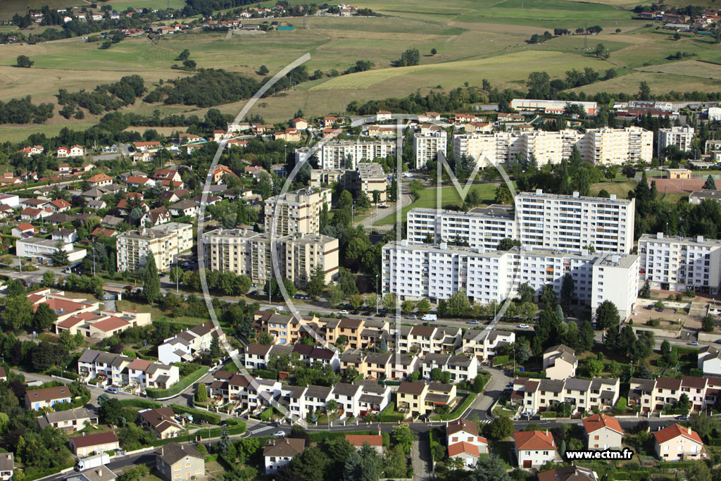 Photo arienne de Saint-Chamond (Fontsala)