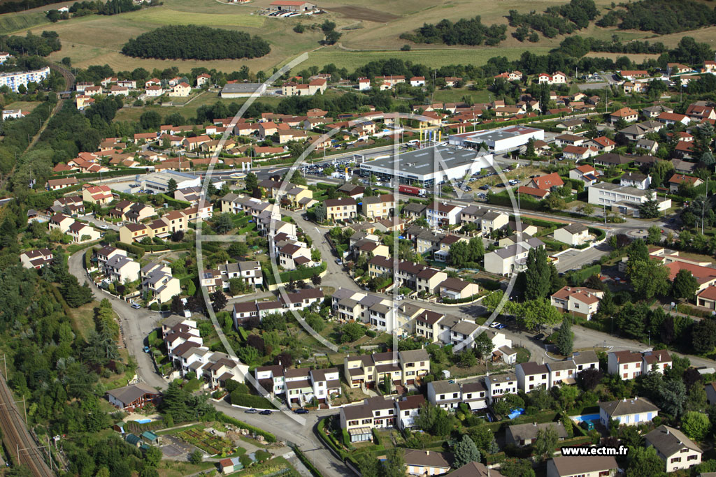 Photo arienne de Saint-Chamond (Fontsala)