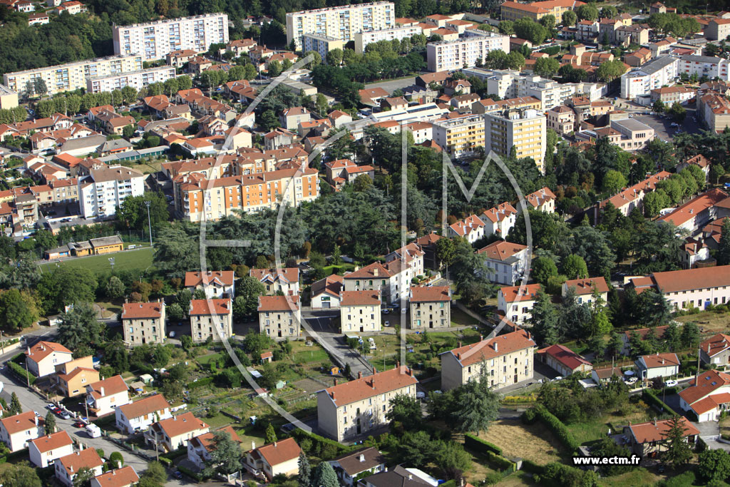 Photo arienne de Saint-Chamond (Izieux)