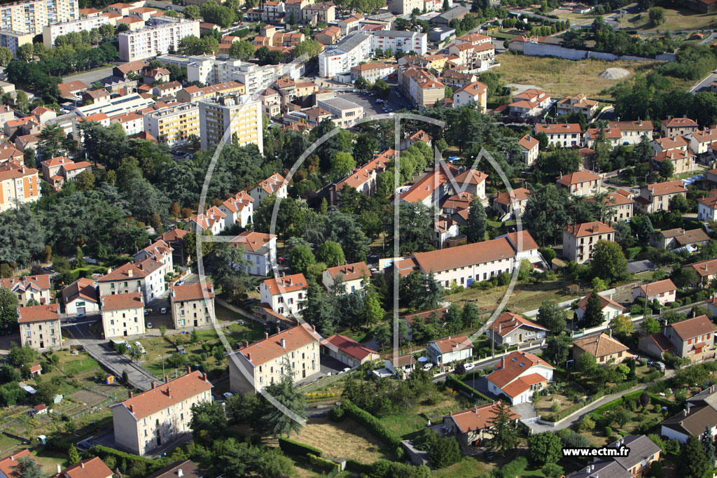 Photo arienne de Saint-Chamond (Izieux)