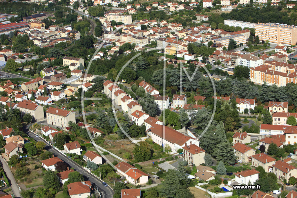 Photo arienne de Saint-Chamond (Izieux)