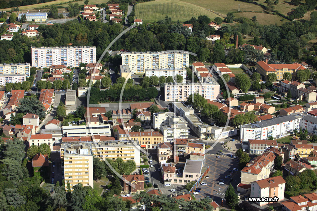 Photo arienne de Saint-Chamond (Izieux)