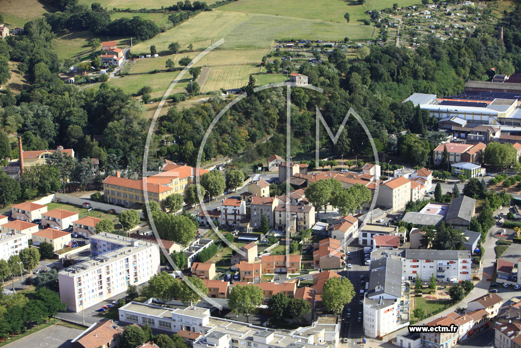 Photo arienne de Saint-Chamond (Izieux)