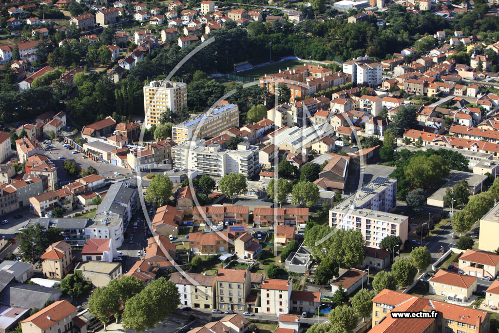 Photo arienne de Saint-Chamond (Izieux)