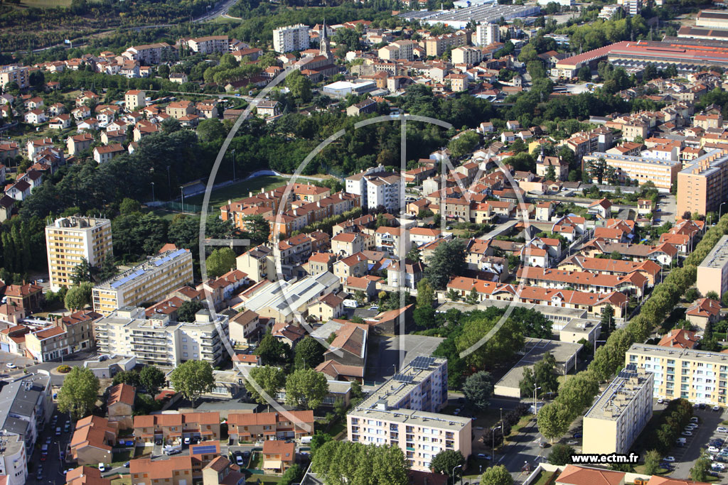 Photo arienne de Saint-Chamond (Izieux)