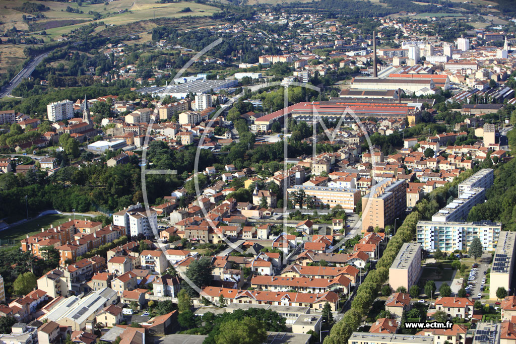 Photo arienne de Saint-Chamond (Izieux)
