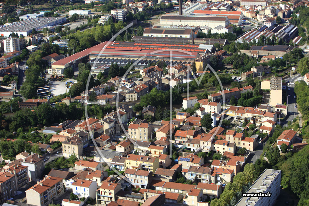 Photo arienne de Saint-Chamond (Izieux)