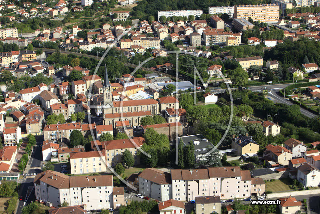 Photo arienne de Saint-Chamond (Izieux)