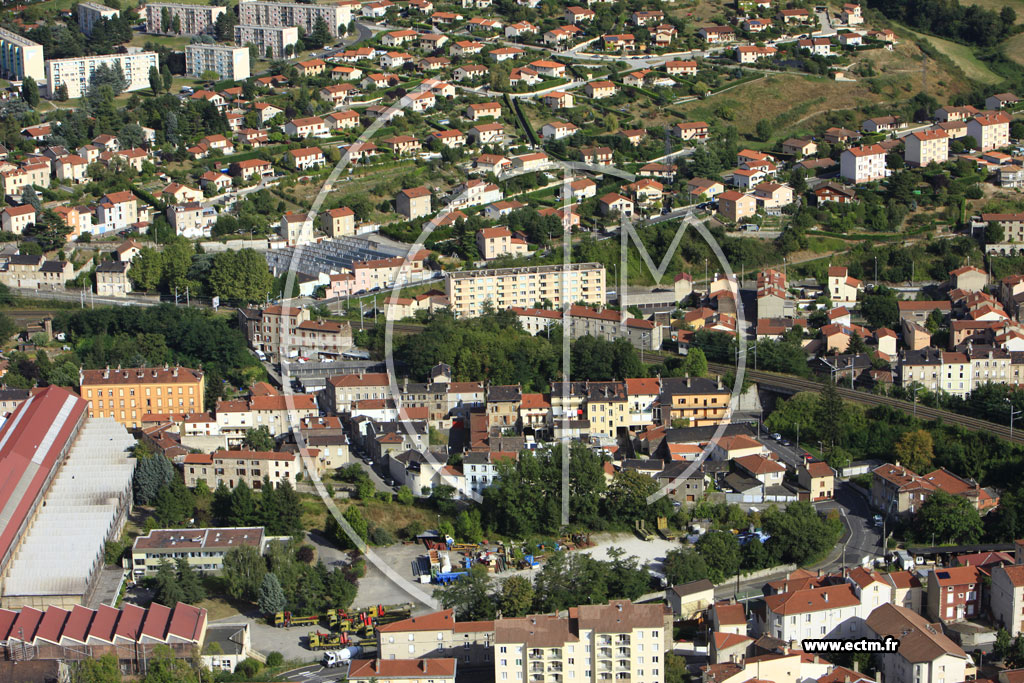 Photo arienne de Saint-Chamond (Izieux)