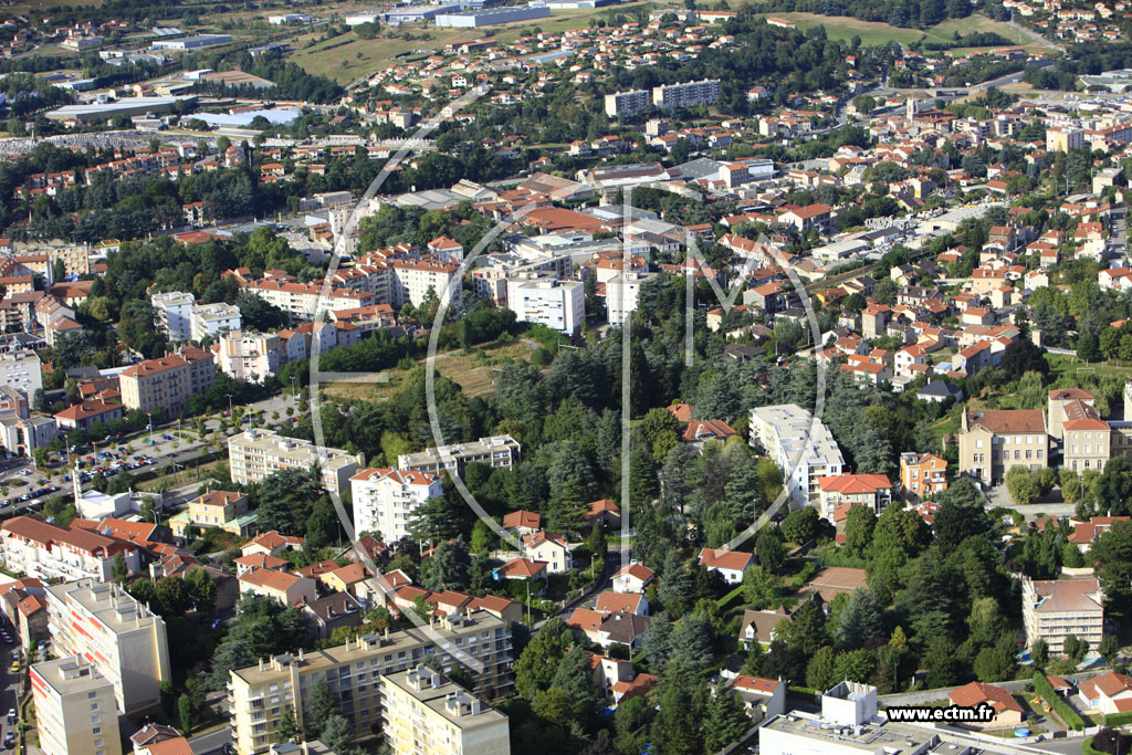 Photo arienne de Saint-Chamond (La Brosse)