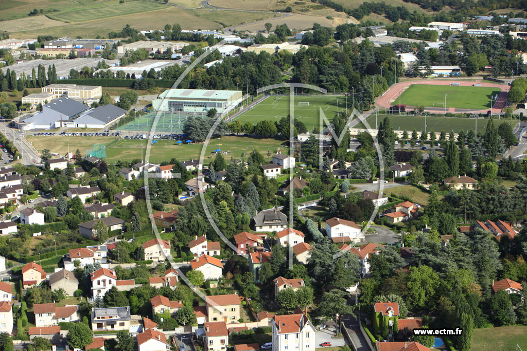 Photo arienne de Saint-Chamond (La Brosse)