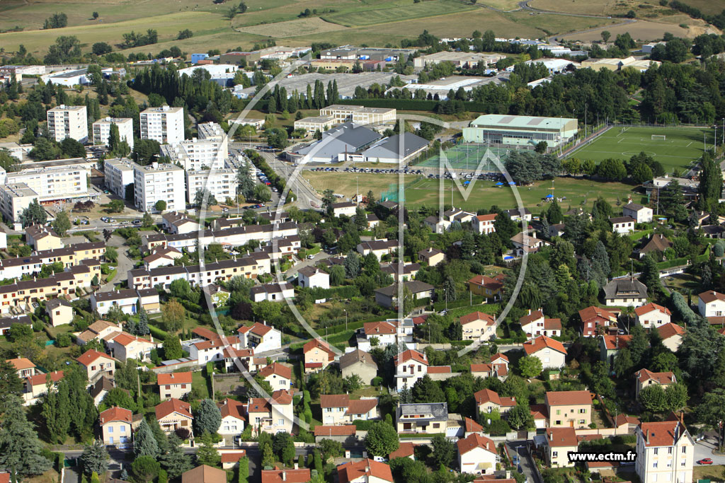 Photo arienne de Saint-Chamond (La Brosse)
