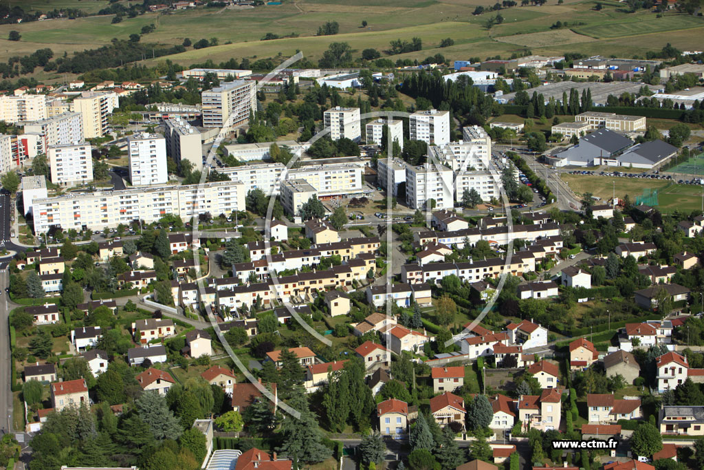Photo arienne de Saint-Chamond (La Brosse)