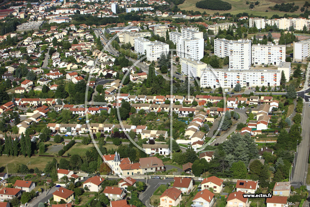 Photo arienne de Saint-Chamond (La Brosse)