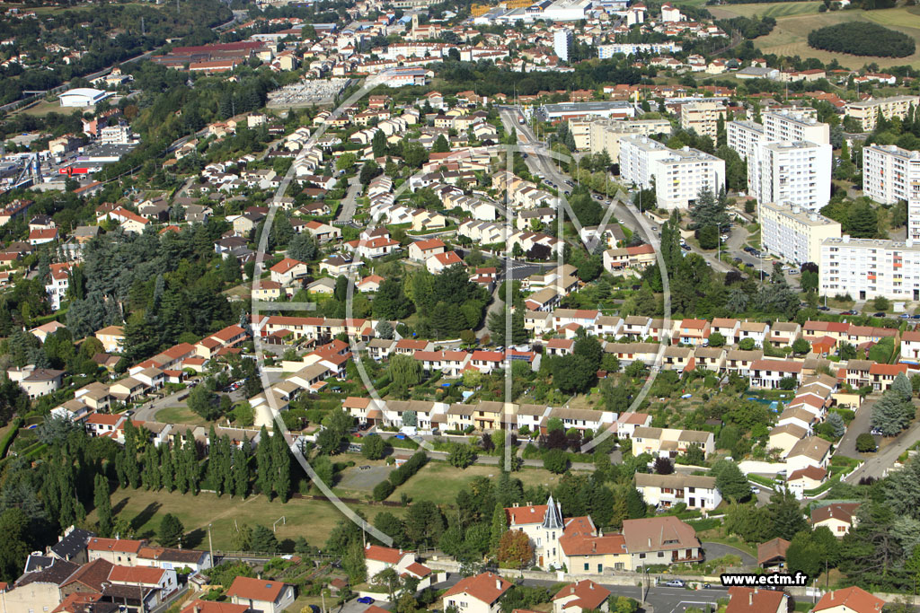 Photo arienne de Saint-Chamond (La Brosse)