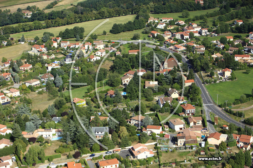 Photo arienne de Saint-Chamond (La Chabure)