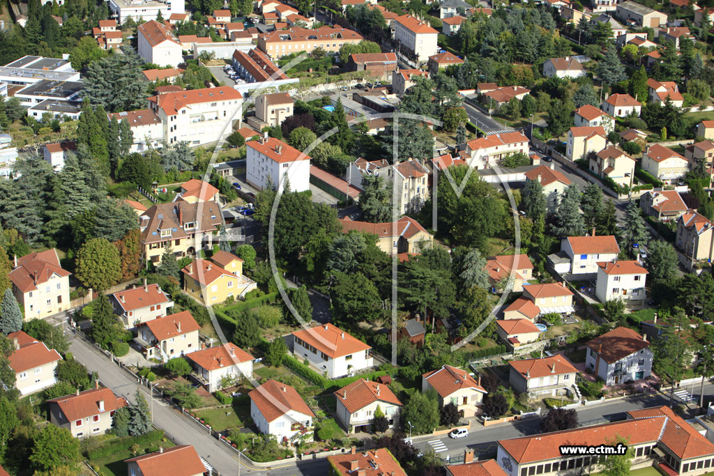 Photo arienne de Saint-Chamond (La Ravacholire)