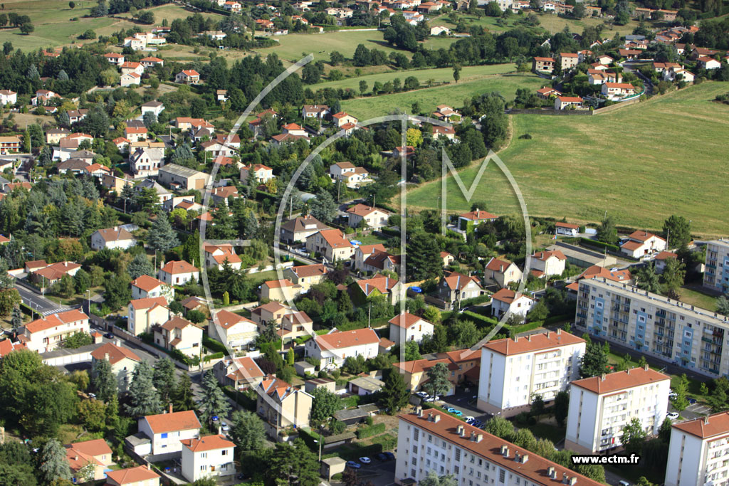 Photo arienne de Saint-Chamond (La Ravacholire)